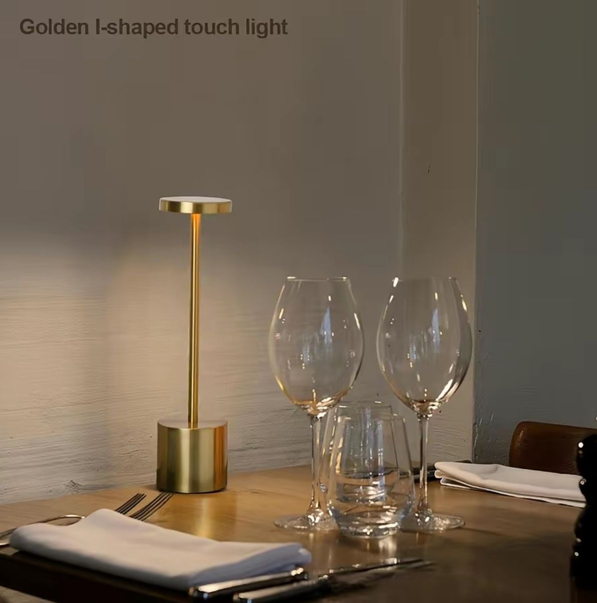 Lumora Glow — Rechargeable LED Touch Table Lamp for Bedroom, Desk & Bedside