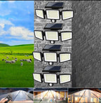 Lumora Solar Wall Light — Waterproof Outdoor LED Lamp for Garden, Patio & Yard
