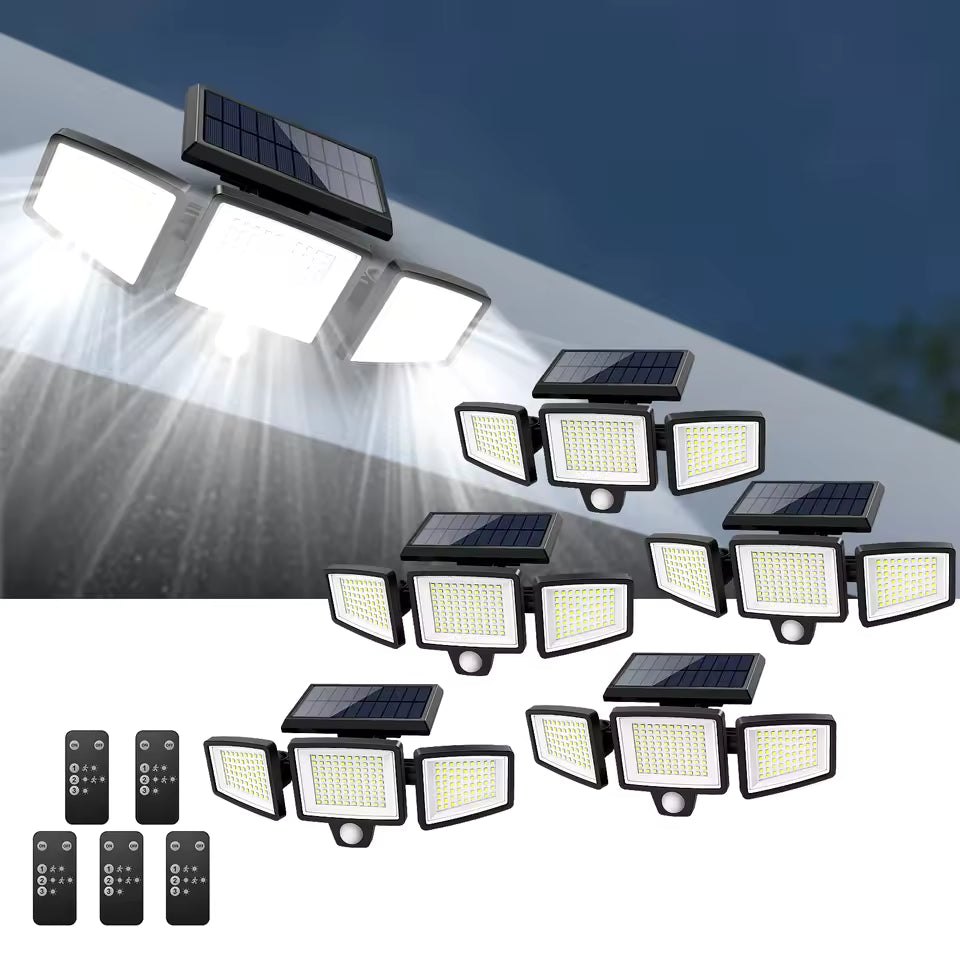 Lumora Solar Wall Light — Waterproof Outdoor LED Lamp for Garden, Patio & Yard