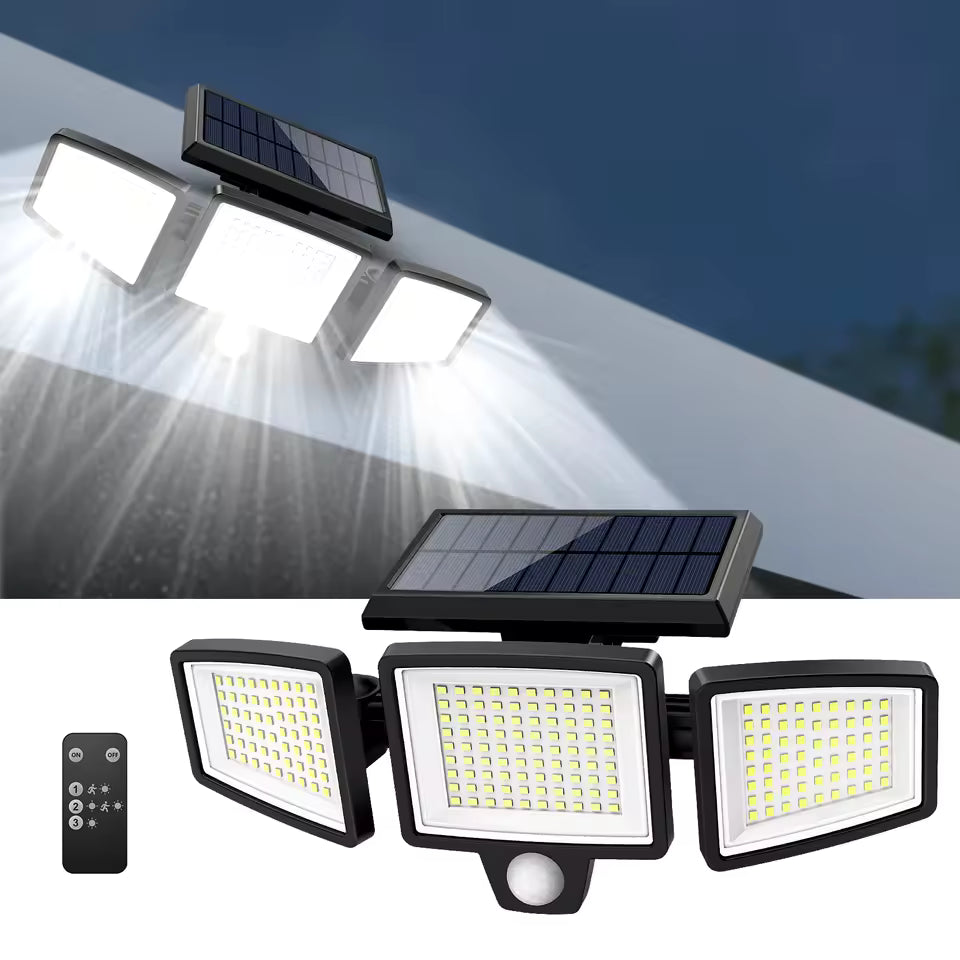 Lumora Solar Wall Light — Waterproof Outdoor LED Lamp for Garden, Patio & Yard