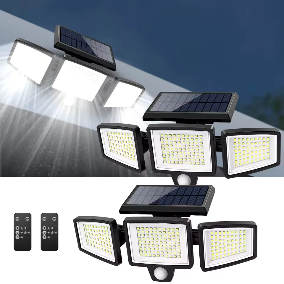 Lumora Solar Wall Light — Waterproof Outdoor LED Lamp for Garden, Patio & Yard