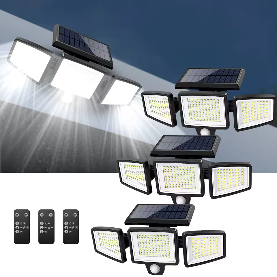 Lumora Solar Wall Light — Waterproof Outdoor LED Lamp for Garden, Patio & Yard