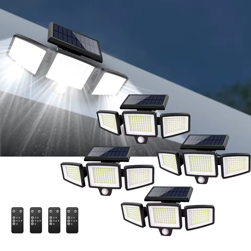 Lumora Solar Wall Light — Waterproof Outdoor LED Lamp for Garden, Patio & Yard