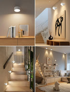Lumora Magnetic Wall Sconce — Rechargeable, Dimmable & Wireless